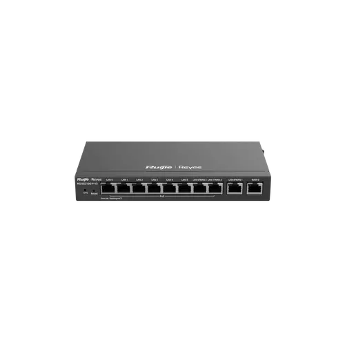 Рутер Ruijie RG-EG210G-P-V3, 8xGE POE , Multi WAN,256MB,Cloud,OpenVPN, 200 users