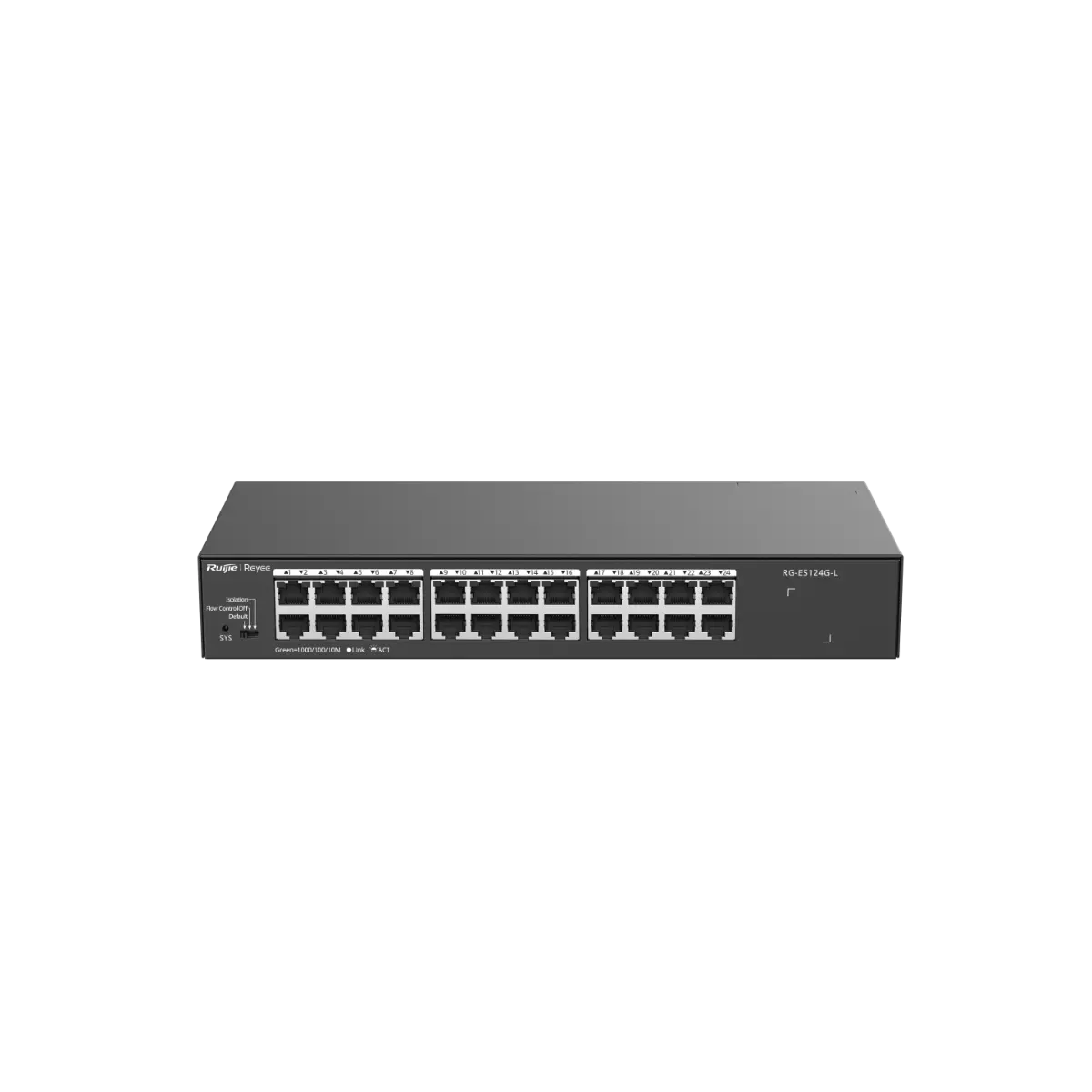 Комутатор Ruijie RG-ES124G-L, 24 x GbE, метален, настолен - image 1