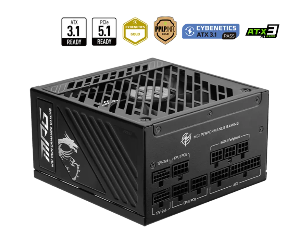 Захранване, PSU MSI MPG A1000GS PCIE5