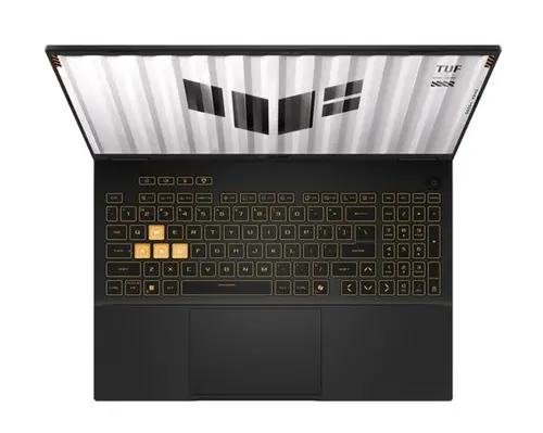 Лаптоп, Asus TUF F16 FX608JH-RV010, Intel i5-13450HX 2.4 GHz 20M Cache, up to 4.6 GHz, 10 core 16" WUXGA (1920X1200), 16:10 Bend+300nits 16:9,144 Hz, 16GB DDR5 5200 so-dim, 512GB PCIe 4.0,RTX 5050 8GB GDDR6, Wi-Fi 6e,Backlit Chiclet Kbd 1-Zone RGB, no OS, Gray - image 3