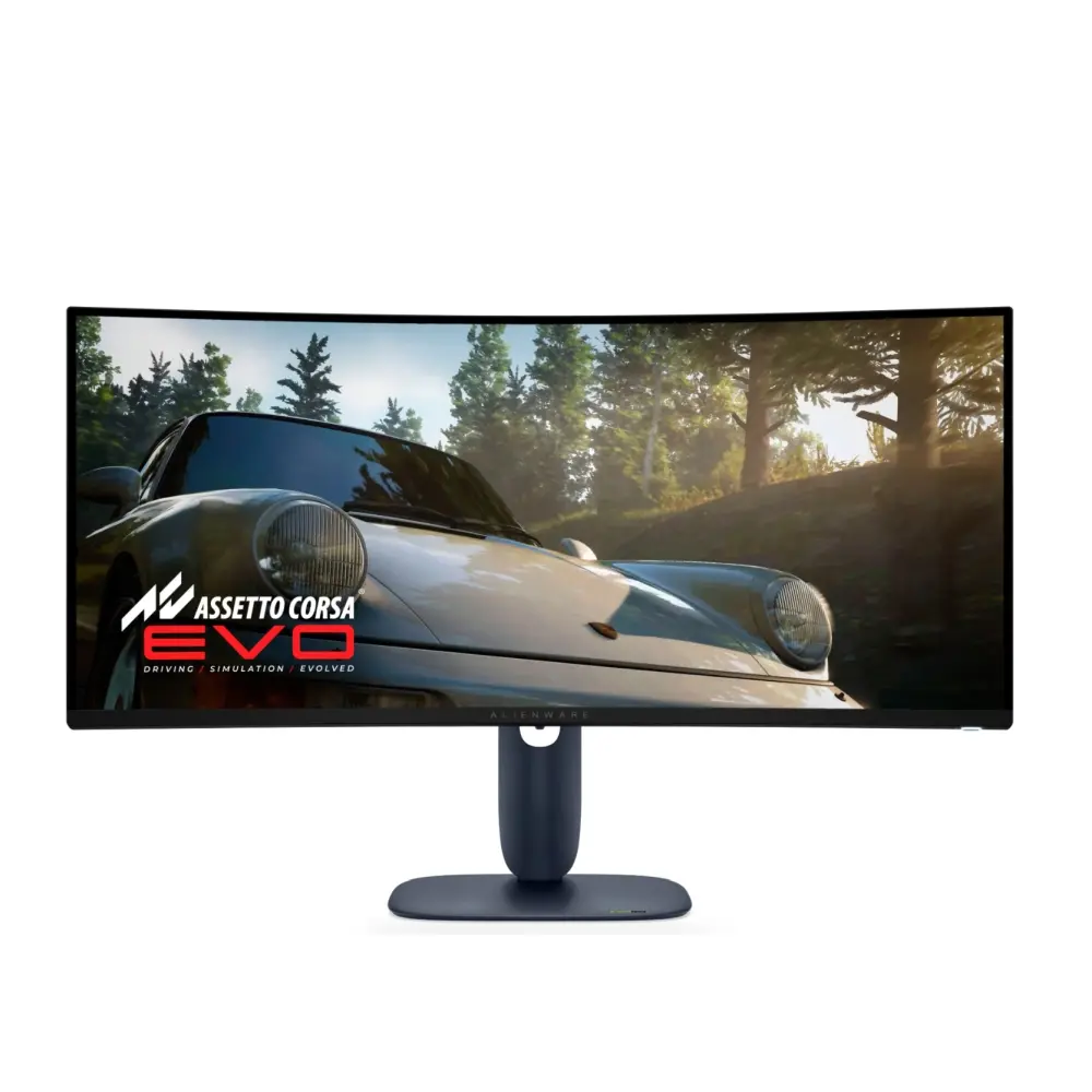 Монитор, Dell Alienware AW3425DW , 34.2" CURVED QD-OLED 21:9 ,0.03ms GTG, WQHD (3440x1440), 240Hz, 1,500,000:1, 1000cd/m2, NVIDIA G-SYNC Compatible, AMD FreeSync Premium, HDR 400, 99.30% DCI-P3, HDMI, DP, USB, PIP, PBP, Height Adjustable, Swivel, Tilt, Black