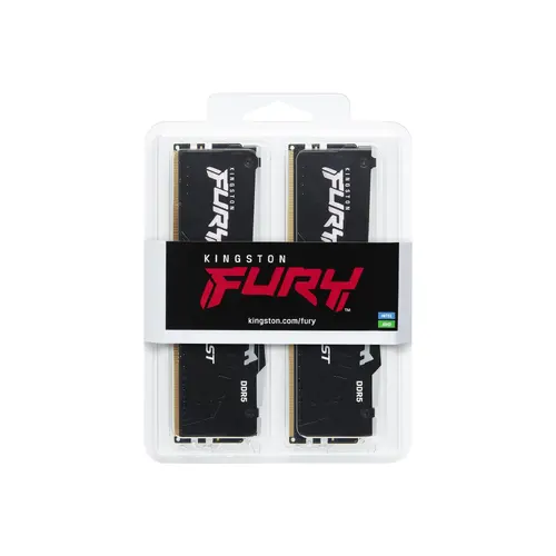 Памет Kingston FURY Beast Black RGB 64GB(2x32GB) DDR5 5600MHz CL40 - image 2