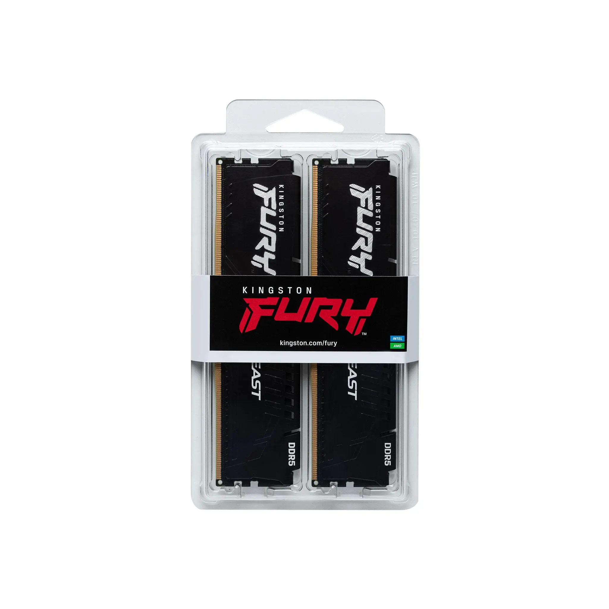 Памет Kingston FURY Beast Black 64GB(2x32GB) DDR5 5200MHz CL40 - image 2