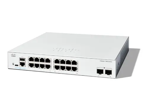 Комутатор, Cisco Catalyst 1300 16-port GE, 2x1G SFP - image 1