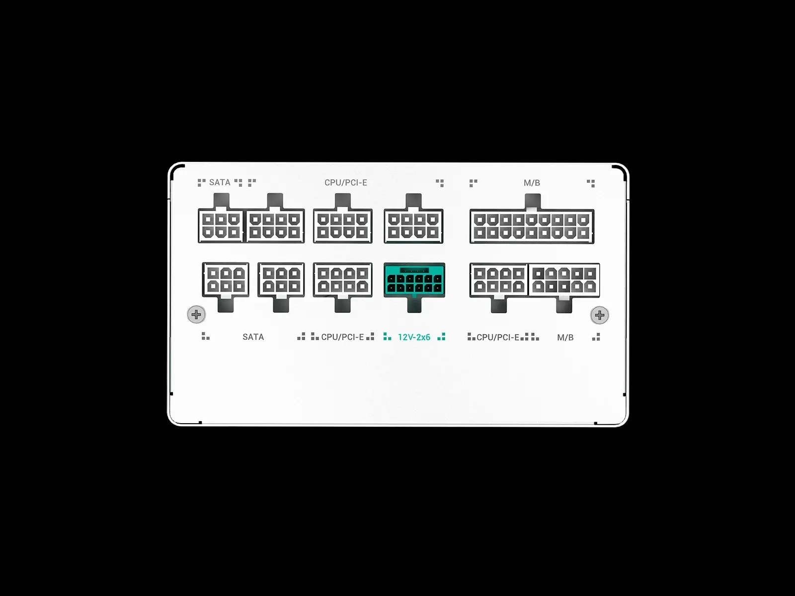 DeepCool захранване PSU ATX 3.1 850W Gold, Full Modular - PN850-M White - image 2