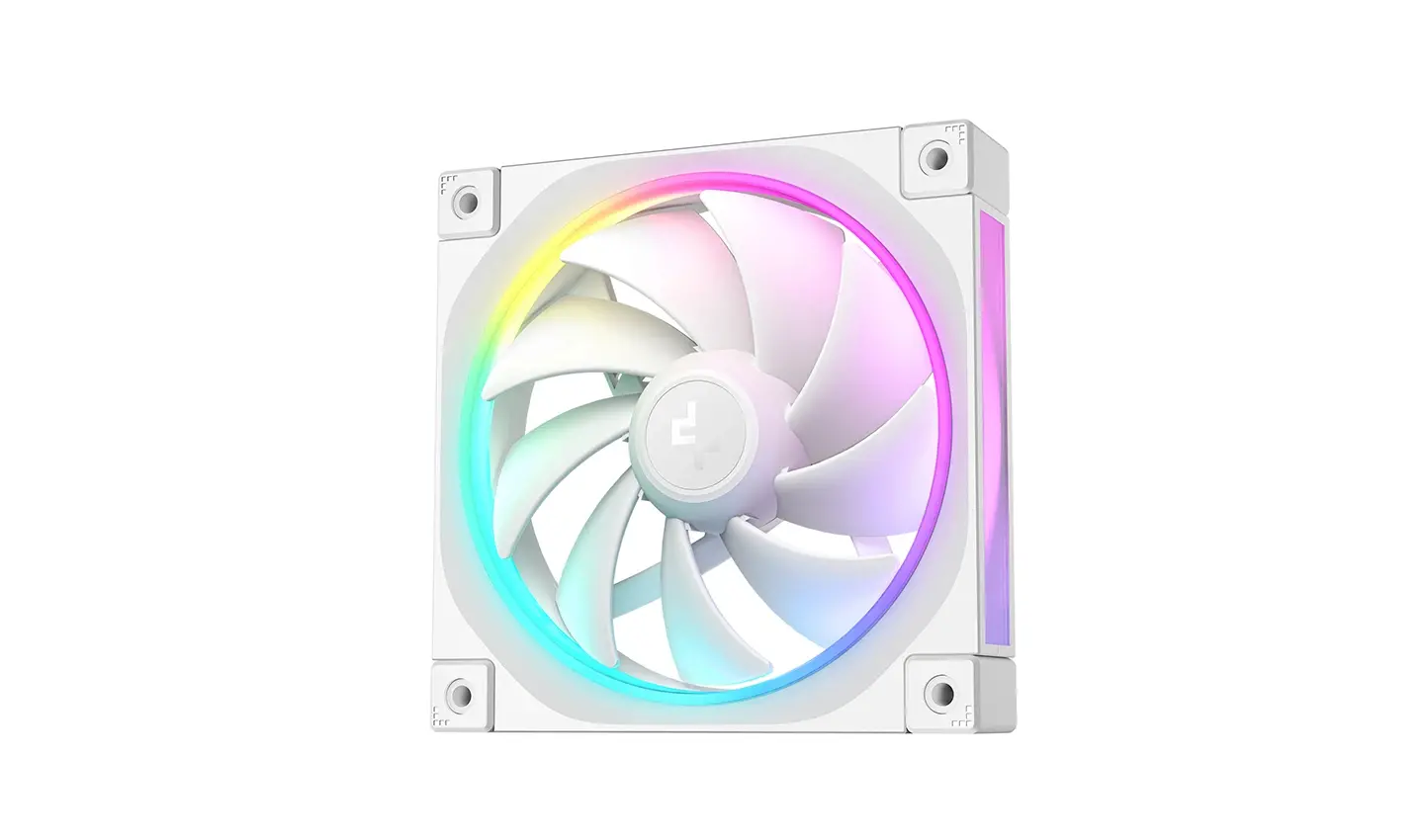 DeepCool Комплект вентилатори Fan Pack 3-in-1 3x120mm - FL12 White, Addressable RGB - image 1