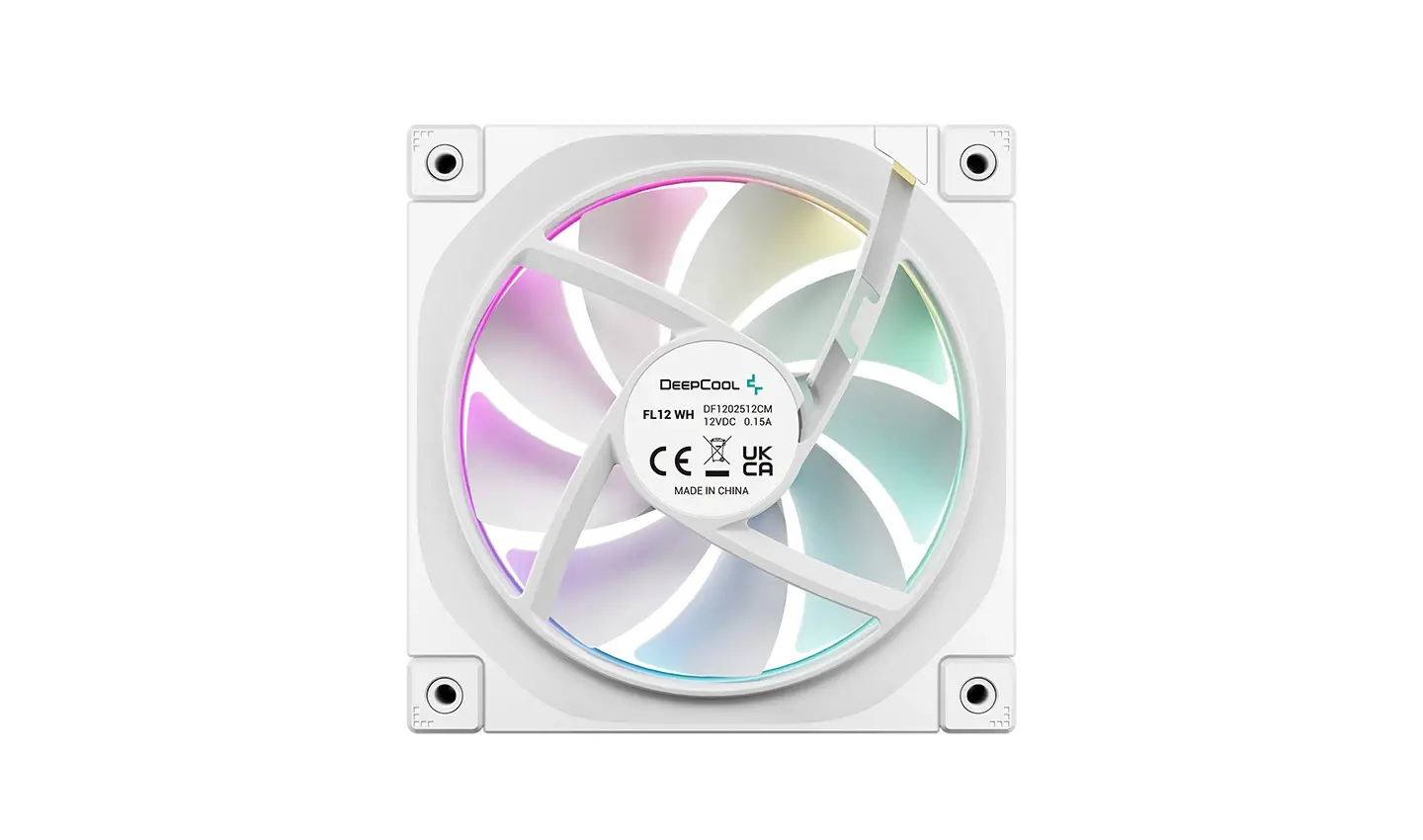 DeepCool Комплект вентилатори Fan Pack 3-in-1 3x120mm - FL12 White, Addressable RGB - image 4