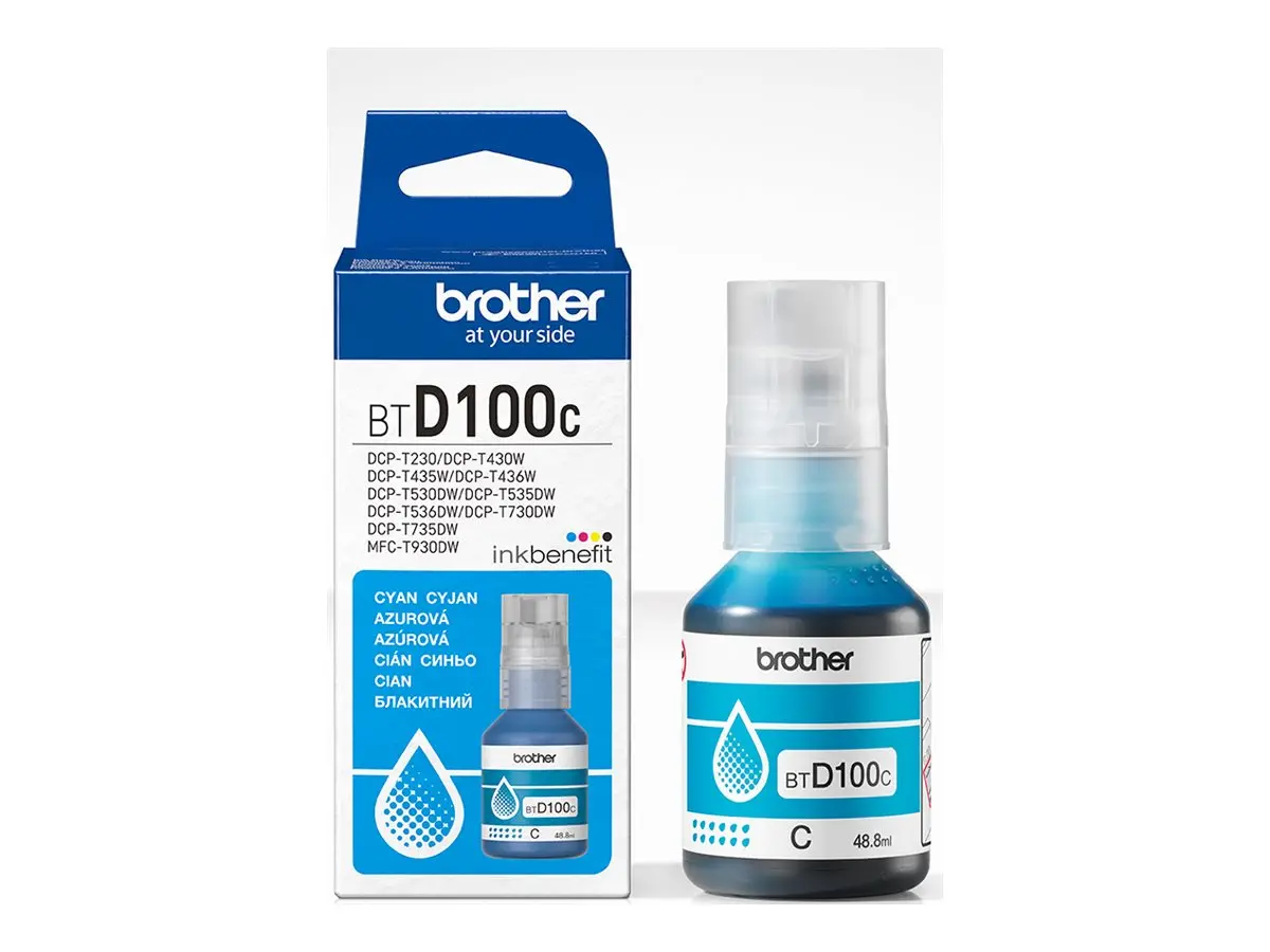 Консуматив, Brother BT-D100C Cyan Ink Bottle