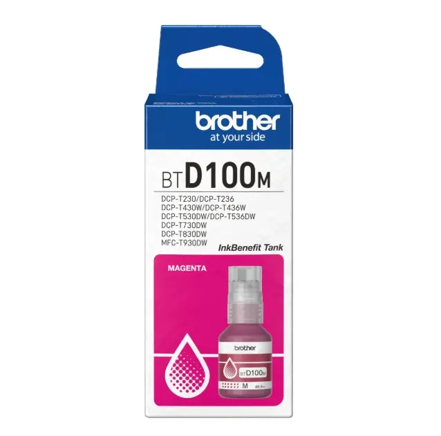 Консуматив, Brother BT-D100M Magenta Ink Bottle - image 1