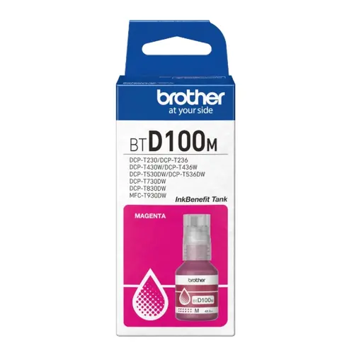 Consumabil, Brother BT-D100M Magenta Ink Bottle - 2