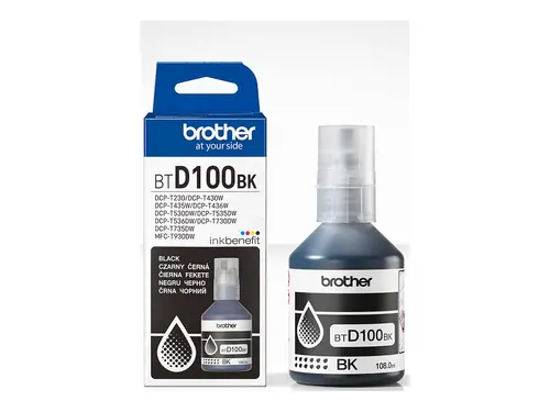 Consumabil, Brother BT-D100BK Black Ink Bottle - 1