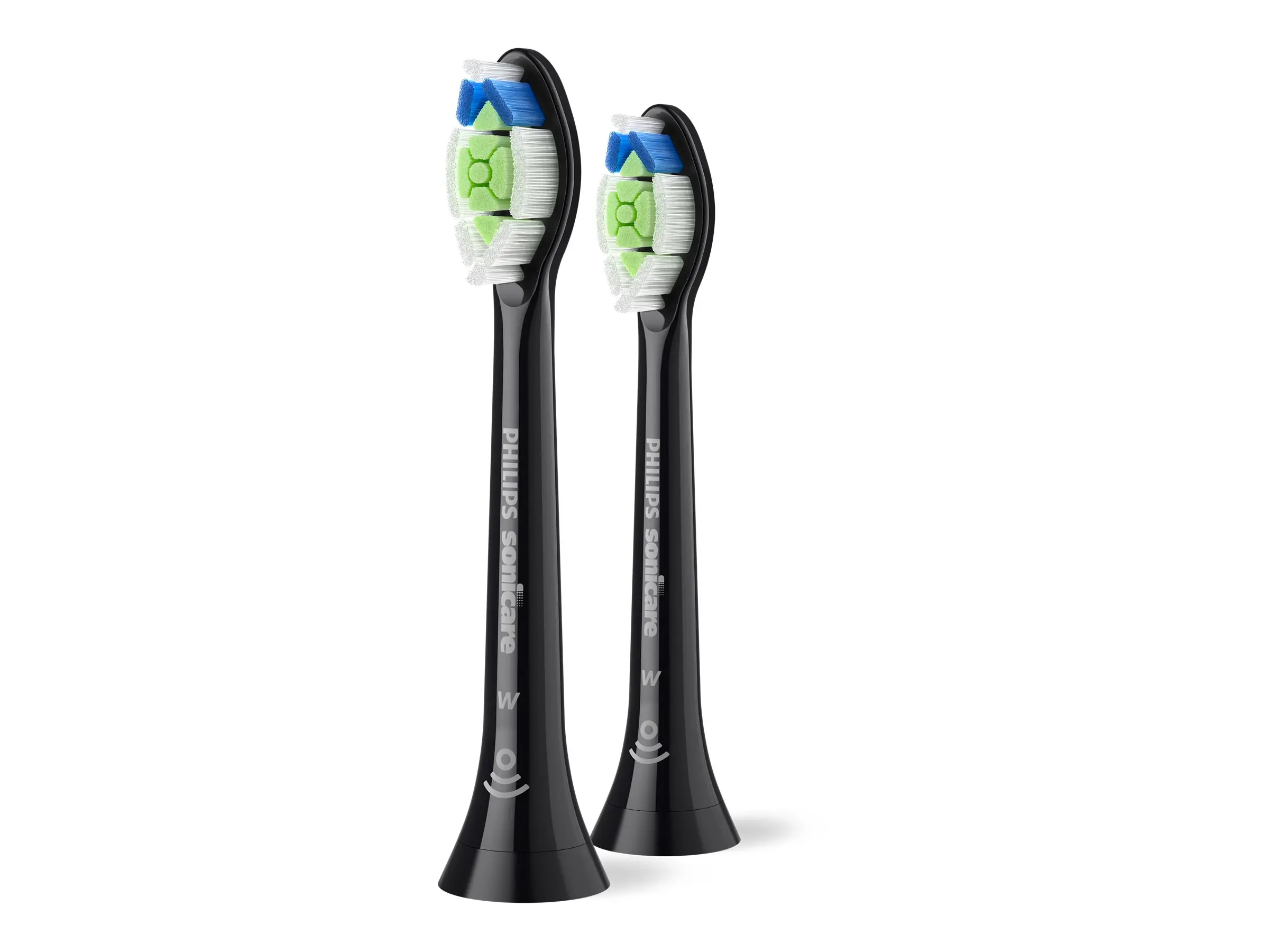 PHILIPS set capete de rezervă Sonicare Optimal White 2 buc. negre