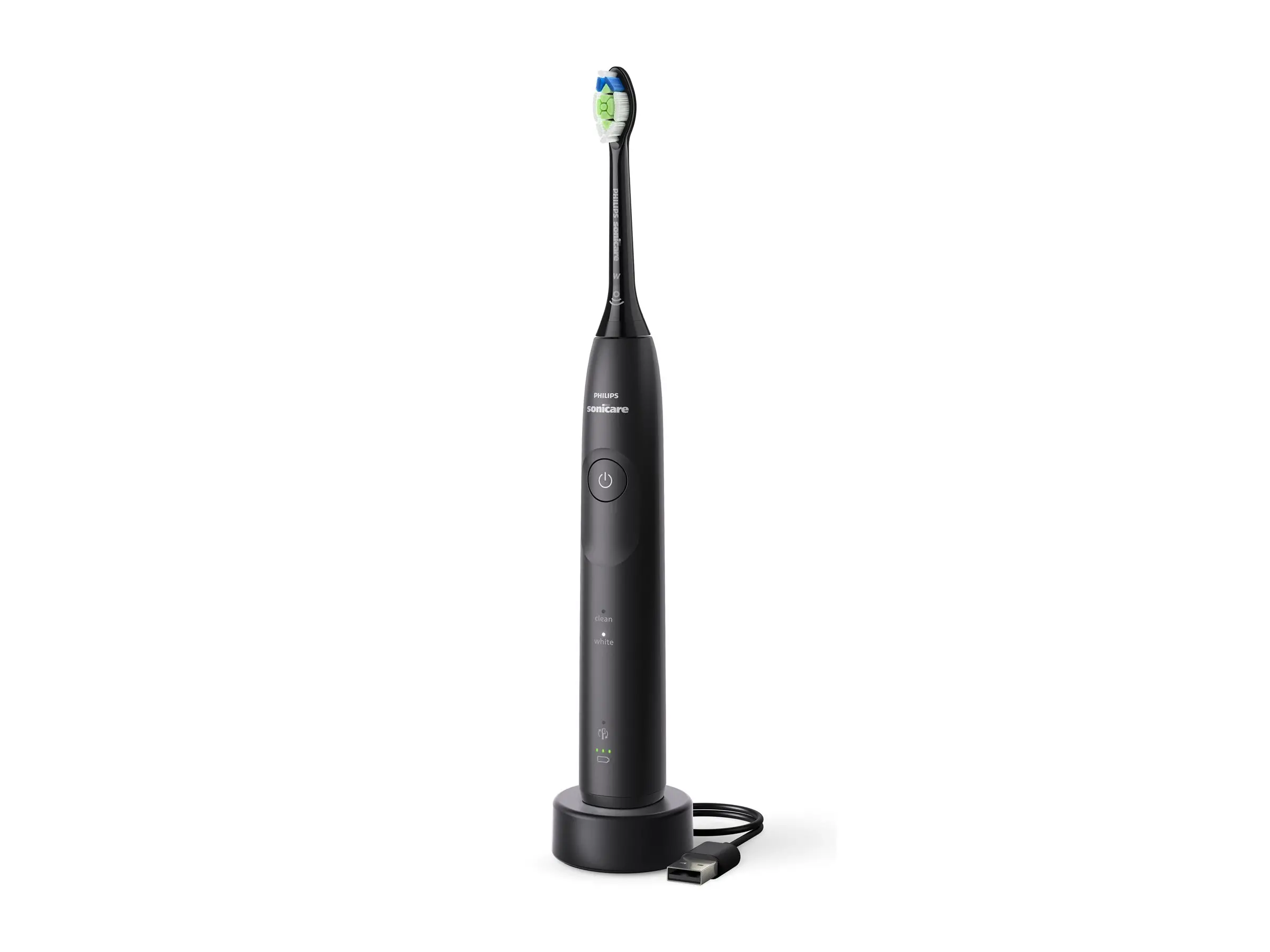 PHILIPS Sonicare Четка за зъби с акумулаторна батерия HX7111/01 2 режима за четкане 1 степен на интензивност черна