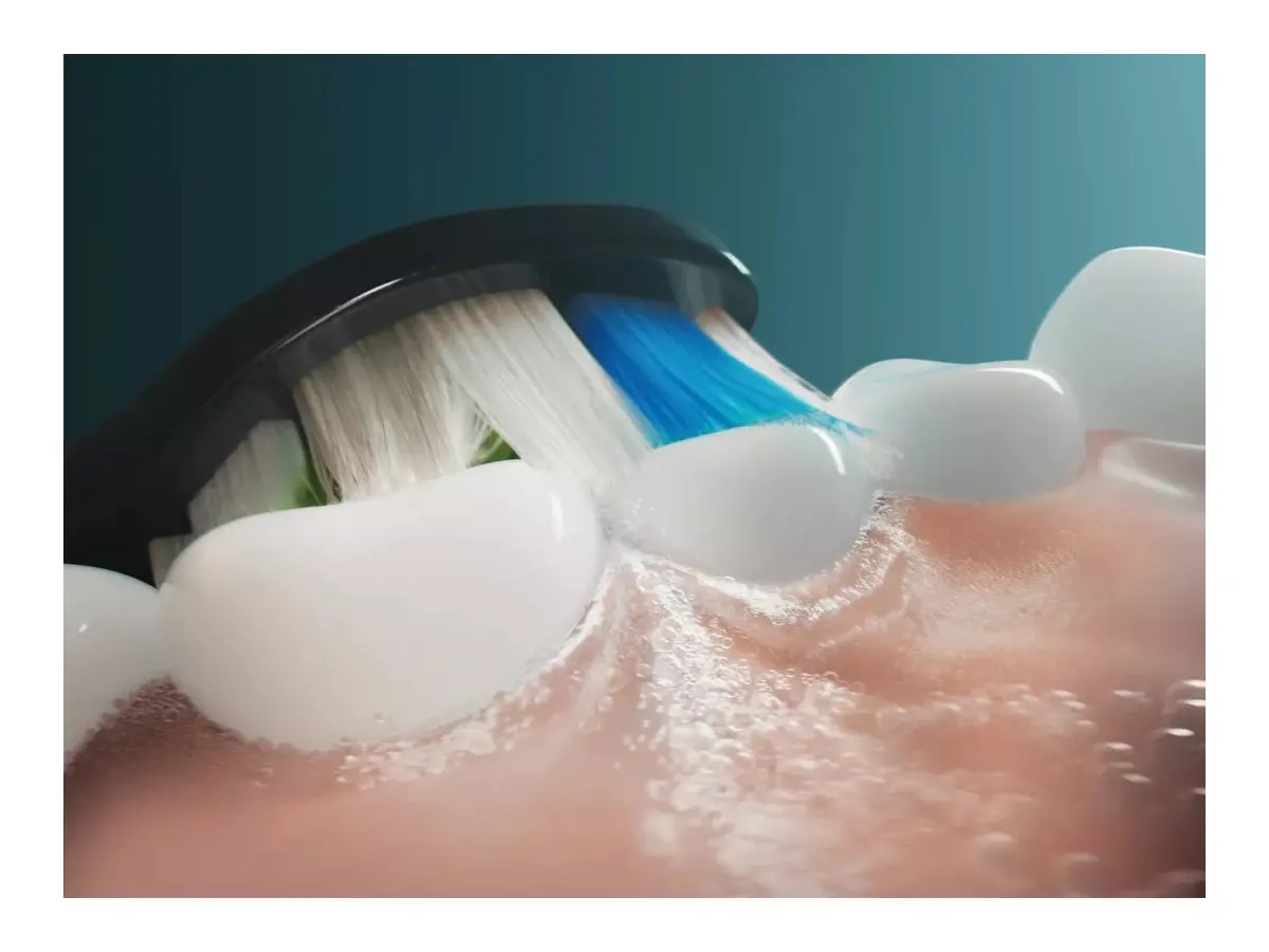 PHILIPS Sonicare Четка за зъби с акумулаторна батерия HX7111/01 2 режима за четкане 1 степен на интензивност черна - image 1