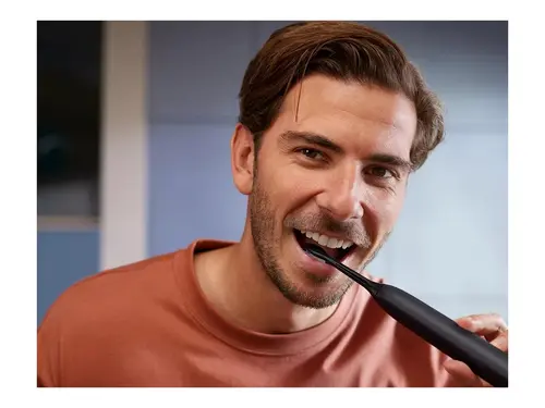 PHILIPS Sonicare Четка за зъби с акумулаторна батерия HX7111/01 2 режима за четкане 1 степен на интензивност черна - image 3