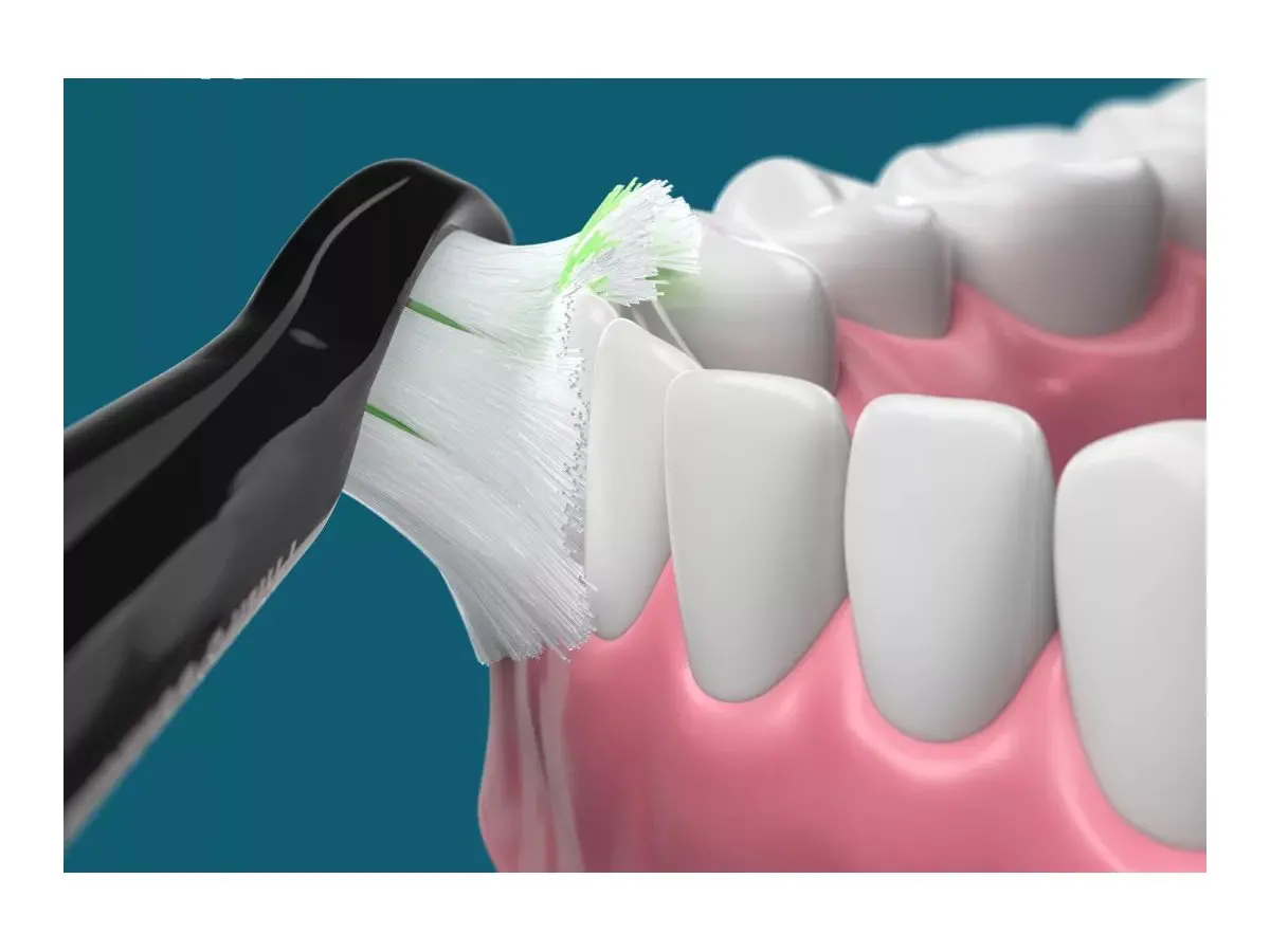 PHILIPS Sonicare Четка за зъби с акумулаторна батерия HX7111/01 2 режима за четкане 1 степен на интензивност черна - image 5