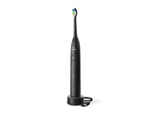 PHILIPS Sonicare Четка за зъби с акумулаторна батерия HX7111/01 2 режима за четкане 1 степен на интензивност черна