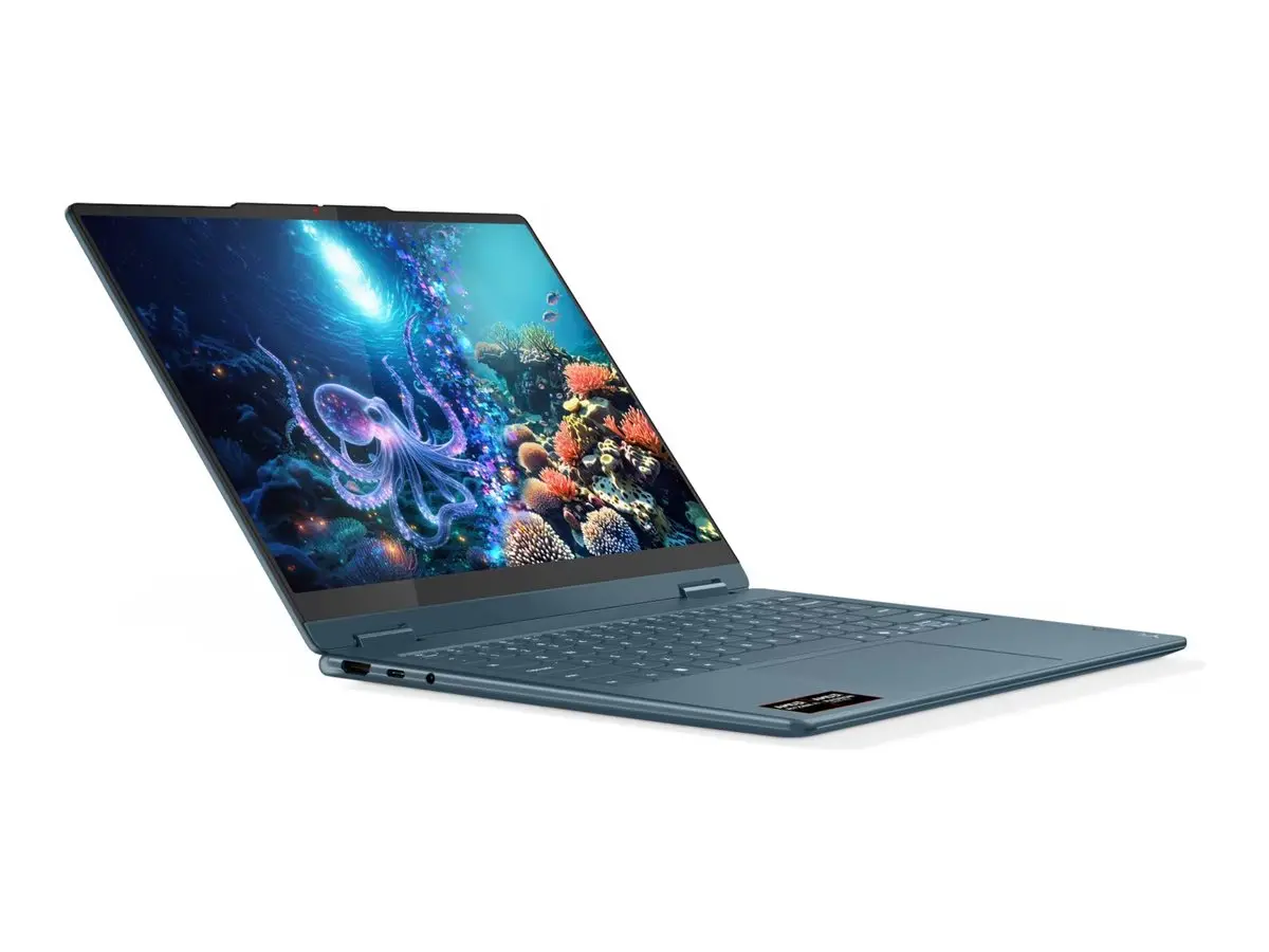 LENOVO Yoga 7 2-in-1 AMD Ryzen AI 7 350 14inch 2.8K OLED 500N 120Hz Touch 32GB DDR5 1TB PCIe W11H Tidal Teal - image 4