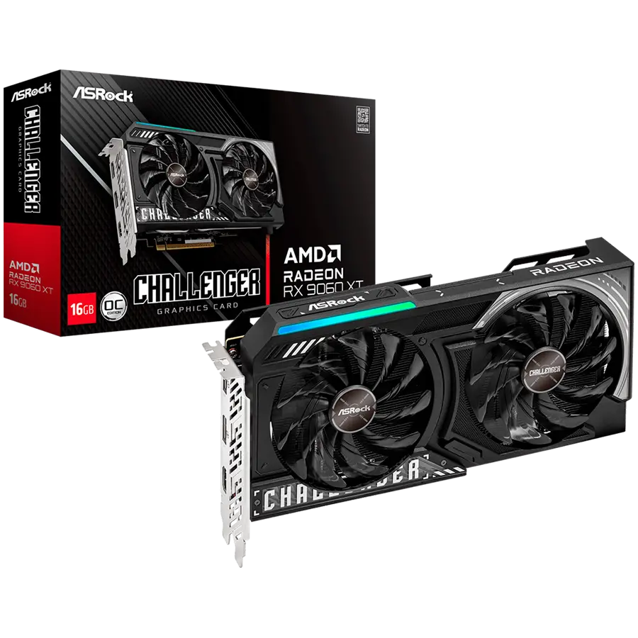 ASROCK Placă video AMD Radeon RX 9060 XT Challenger 16GB GDDR6 128-bit HDMI 2x DP