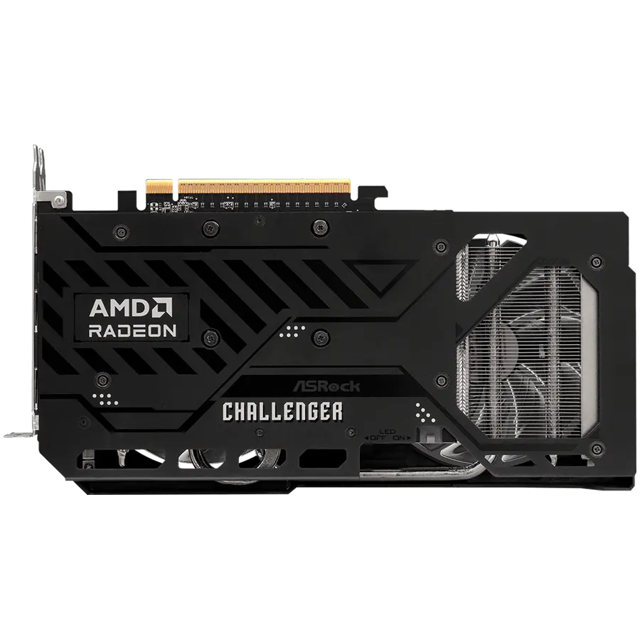 ASROCK Video Card AMD Radeon RX 9060 XT Challenger 16GB GDDR6 128-bit HDMI 2x DP - image 4