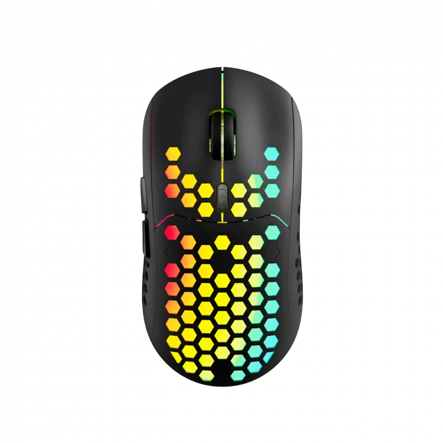 Canyon 7 πλήκτρα Gaming 2.4G ασύρματο ποντίκι, αισθητήρας KA8, DPI έως 1600, λαστιχένια επίστρωση στο πάνελ, διακόπτης Huano 1 εκατομμυρίου, καλώδιο