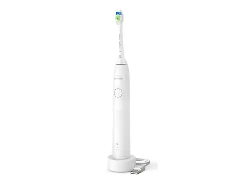 PHILIPS Sonicare Четка за зъби с акумулаторна батерия 1 режим на четкане 2 степени на интензивност Сензор за натиск бяла