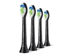 PHILIPS комплект резервни глави Sonicare Optimal White 4бр черни