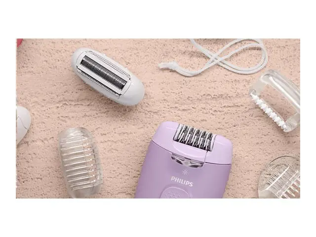 PHILIPS Епилатор Series 4000 За тялото и бикини линията +4 приставки цвят лилав - image 3