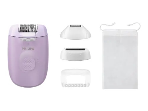 PHILIPS Епилатор Series 4000 За тялото и бикини линията +4 приставки цвят лилав - image 4