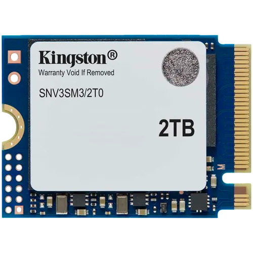 Kingston 2TB NV3 SSD M.2 2230 PCIe 4.0 NVMe, Read: 6,000/ Write: 5,000MB/s