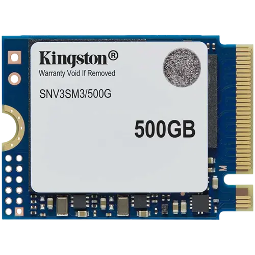 Kingston 500GB NV3 SSD M.2 2230 PCIe 4.0 NVMe, Read: 5,000/ Write: 3,000MB/s