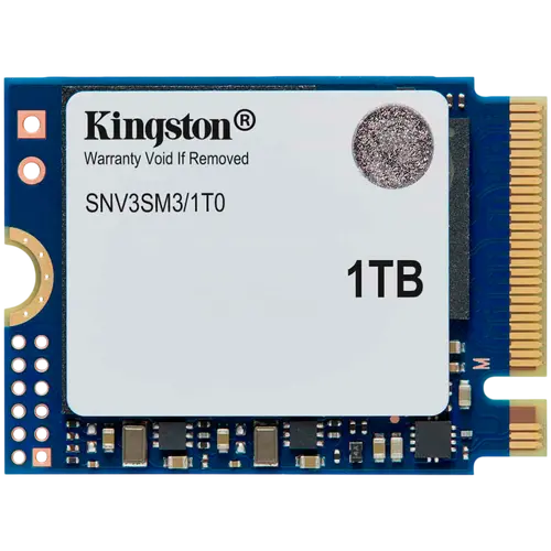 Kingston 1TB NV3 SSD M.2 2230 PCIe 4.0 NVMe, Read: 6,000/ Write: 4,000MB/s