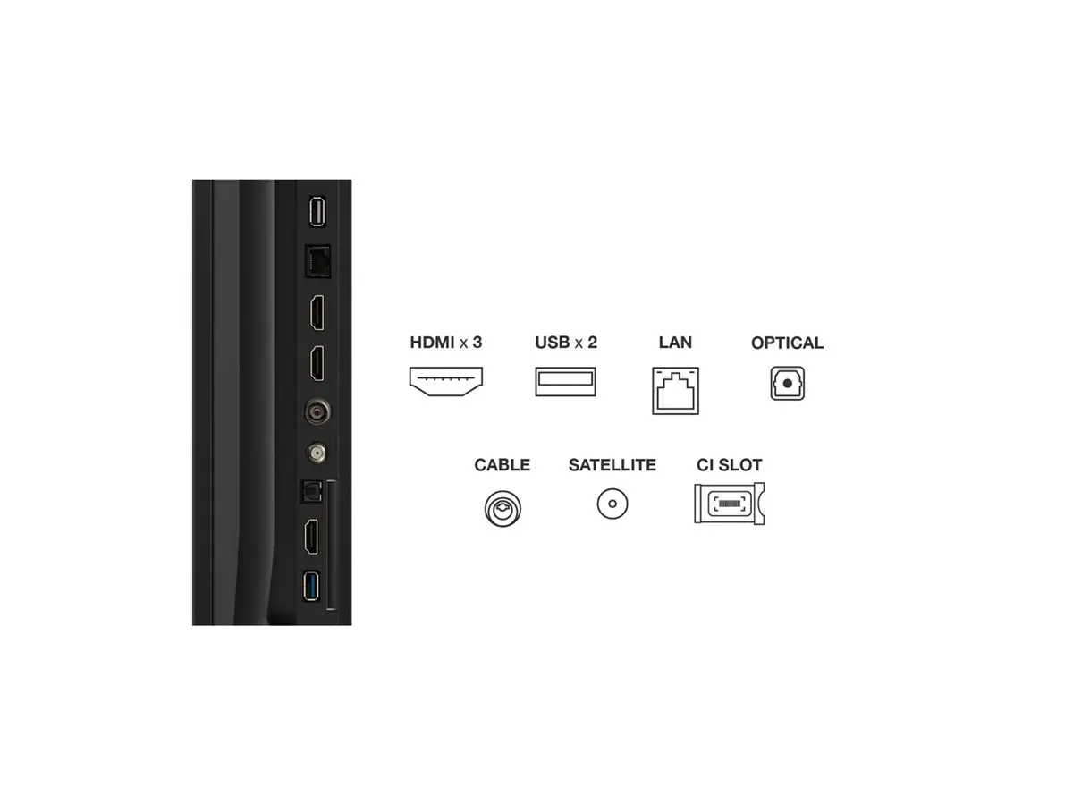 TCL 55inch UHD 4K Android TV DVB Audio 2x10W HDR10 55P69K - image 2