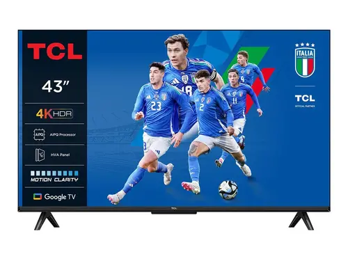 TCL 43inch UHD 4K Android TV DVB Audio 2x10W HDR10 43P69K