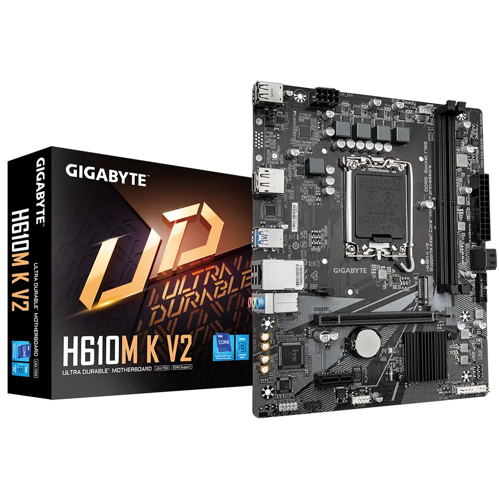 Μητρική πλακέτα GIGABYTE H610M K V2 DDR5, socket 1700, Micro ATX - image 3