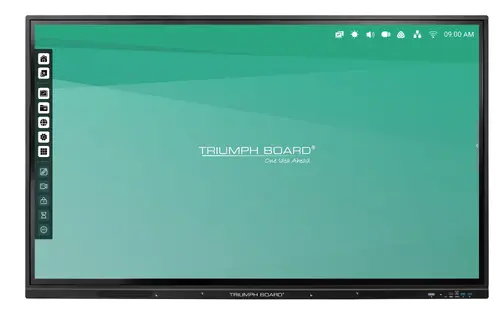 Интерактивен мулти-тъч дисплей TRIUMPH BOARD 75" IFP, Черен панел, Android 14