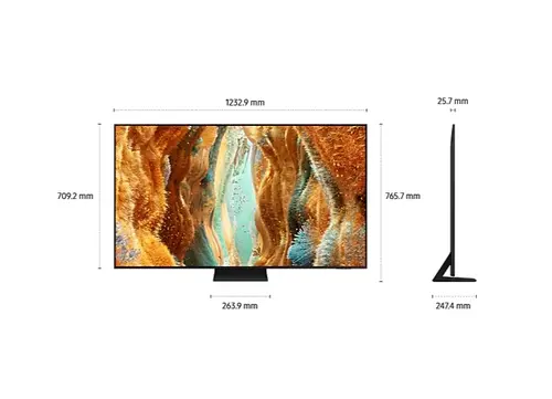 Телевизор, Samsung 55" Neo QLED 55QN70F, Ultra HD 4K, Mini LED Smart HDR 100Hz (Up to 144Hz) Model 2025 - image 2