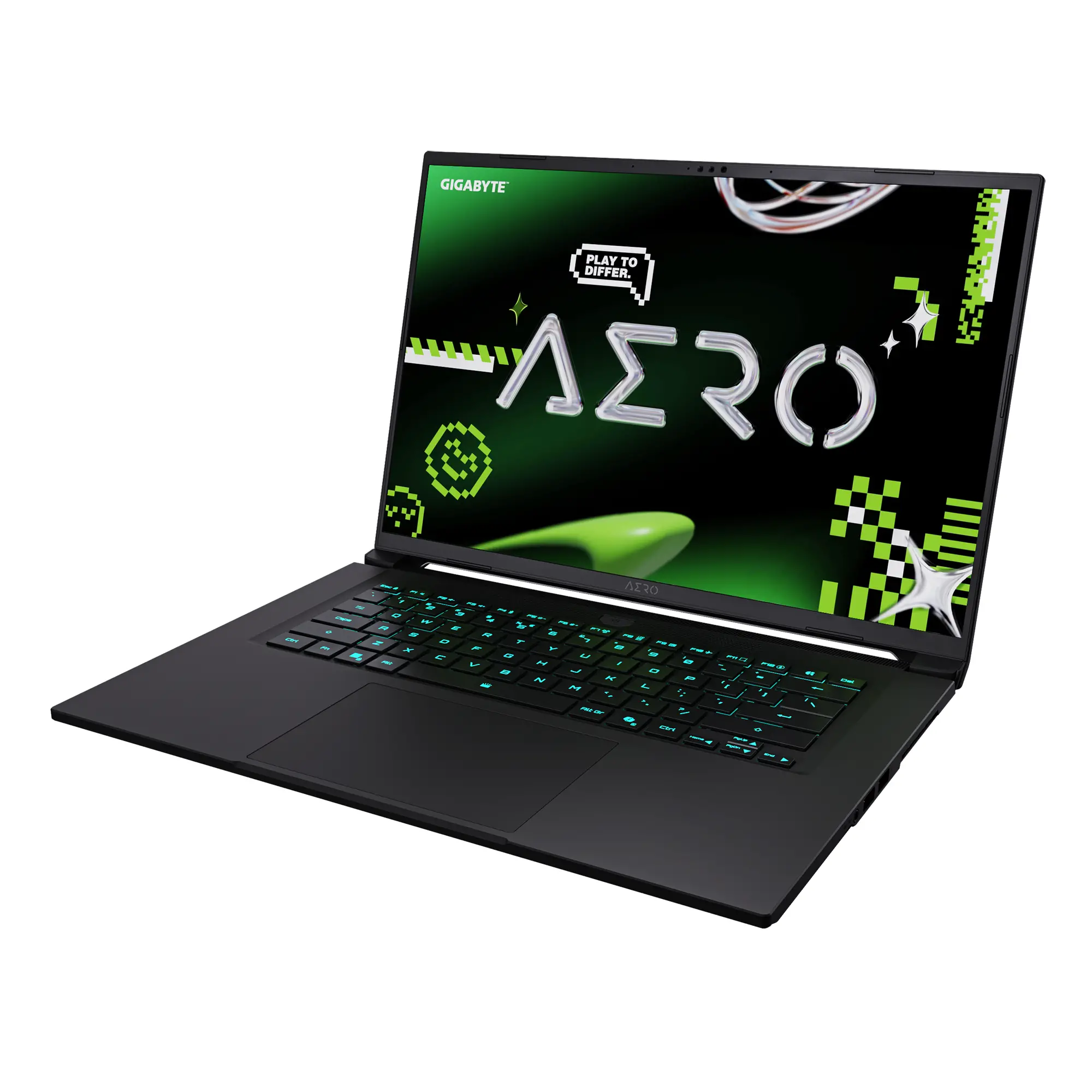 Лаптоп GIGABYTE AERO X16 WH93EEC64DH - 16" inch IPS 165Hz, AMD Ryzen Al 7 350, 2x16GB DDR5, 1TB SSD Gen4, RTX 5070, Win 11 Home - Сив - image 1