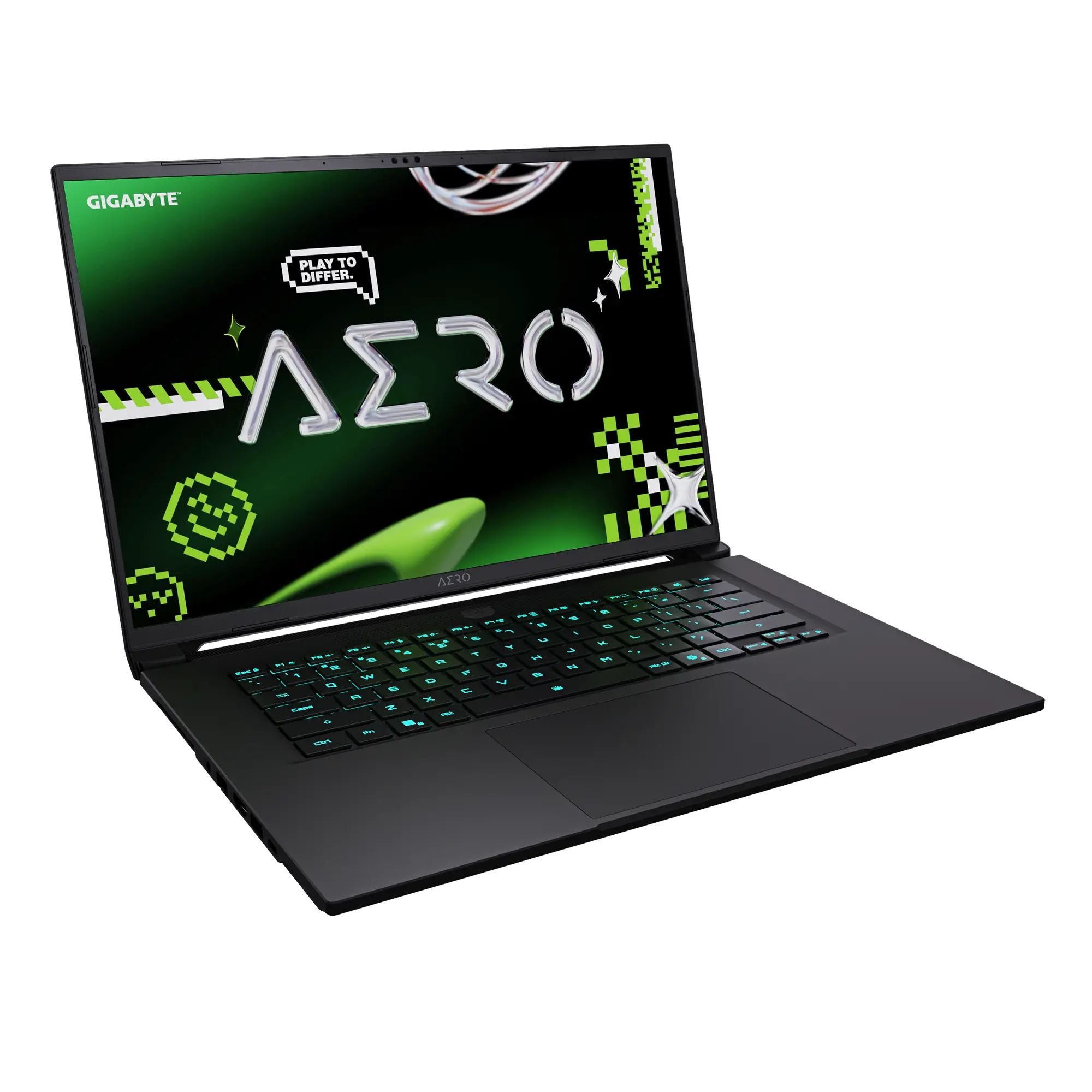 Лаптоп GIGABYTE AERO X16 WH93EEC64DH - 16" inch IPS 165Hz, AMD Ryzen Al 7 350, 2x16GB DDR5, 1TB SSD Gen4, RTX 5070, Win 11 Home - Сив - image 2