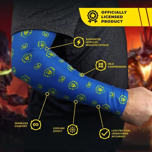 Геймърски ръкав FragOn Arm Sleeve World of Warcraft Alliance - Размер M - image 4