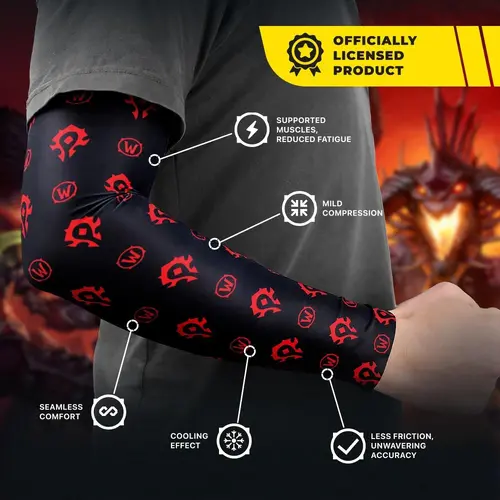 Геймърски ръкав FragOn Arm Sleeve World of Warcraft Horde - Размер XL - image 4