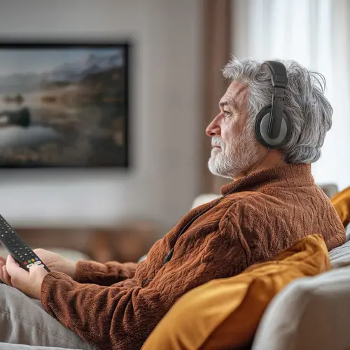 HAMA Стерео слушалки ShellTV Over-ear с 6 м кабел, 113dB - image 3