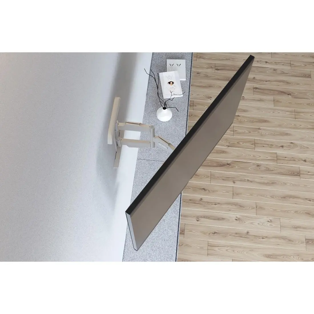 Стенна стойка за TV Fullmotion, 165 см, 32-65 ", до 35 кг - image 10