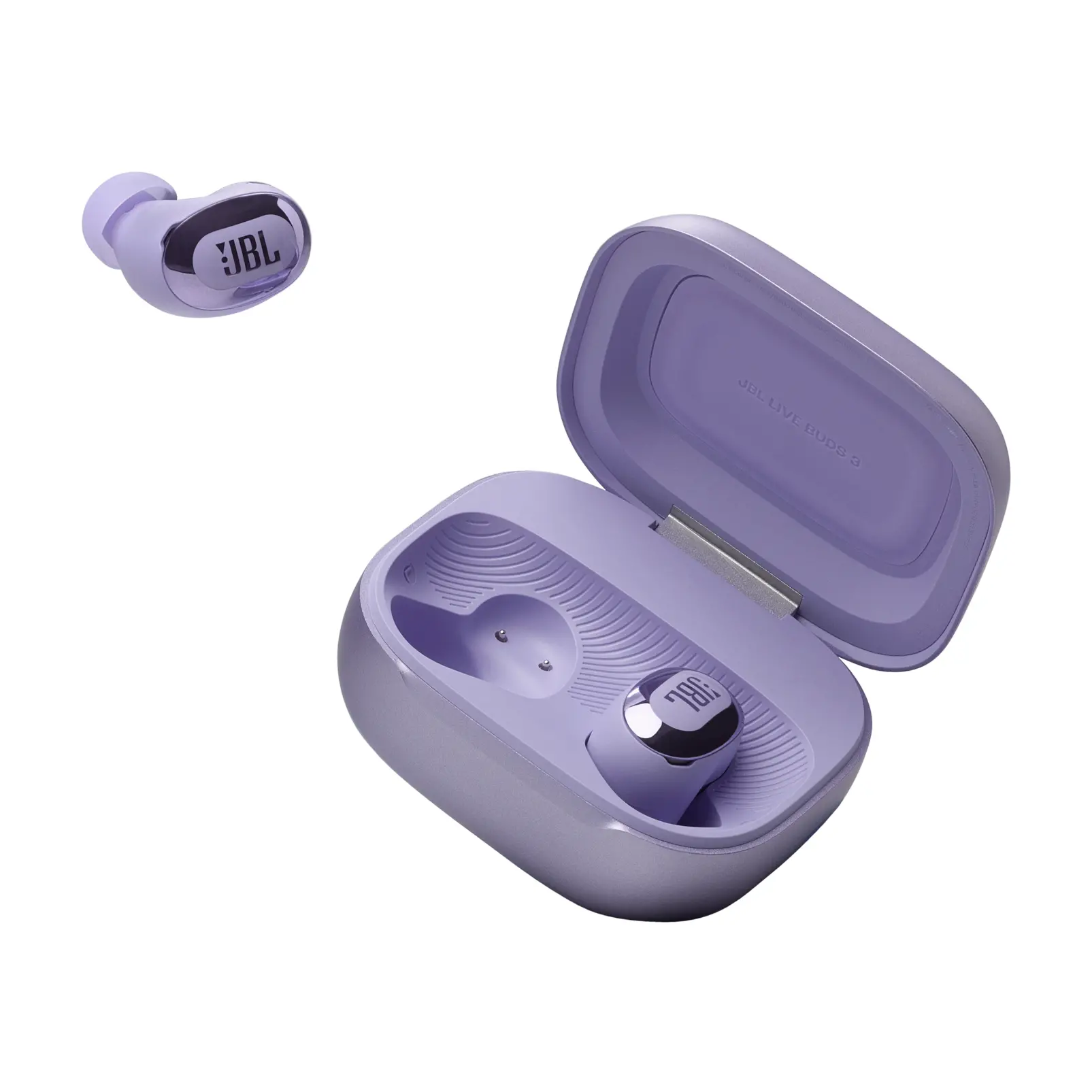 Блутут слушалки-тапи JBL Live Buds 3 - Лилав - image 4