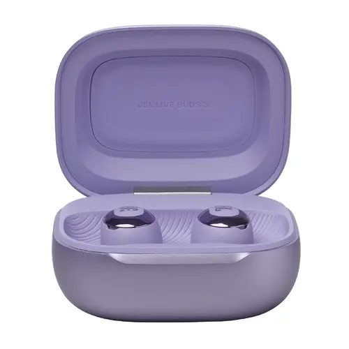 Блутут слушалки-тапи JBL Live Buds 3 - Лилав - image 5