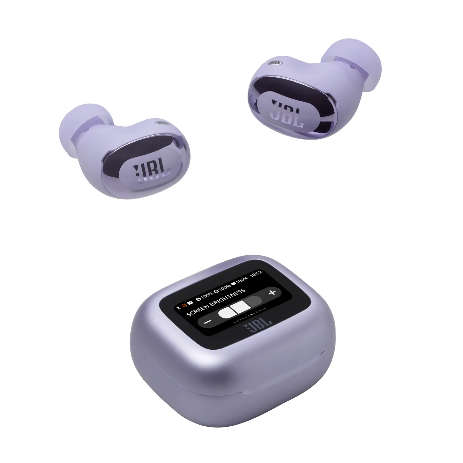 Блутут слушалки-тапи JBL Live Buds 3 - Лилав - image 7