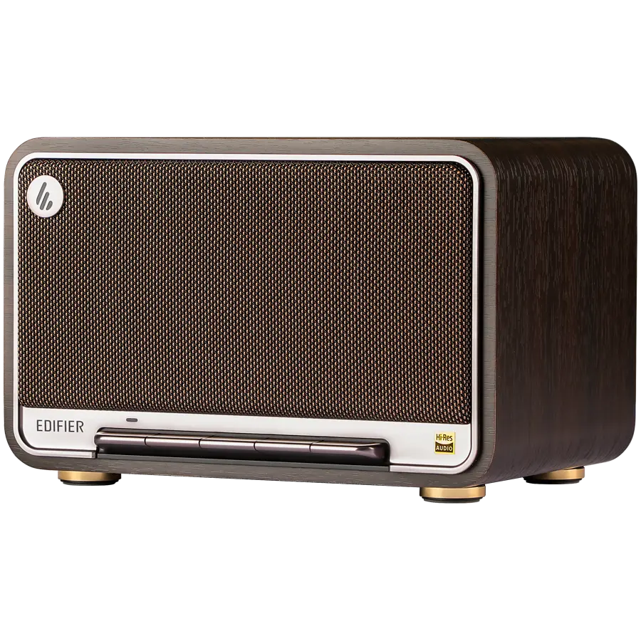 Edifier D32 Boxă 2.1, BT V5.3, Wi-Fi, AUX, USB-C, 1x driver de medii de 4 inci, 2x tweetere de 1 inch, 60W (RMS), Nuc negru