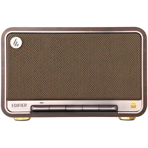 Edifier D32 2.1 Speaker, BT V5.3, Wi-Fi, AUX, USB-C, 1x 4-inch Midrange Driver, 2x 1-inch Tweeters, 60W (RMS), Black Walnut - image 1