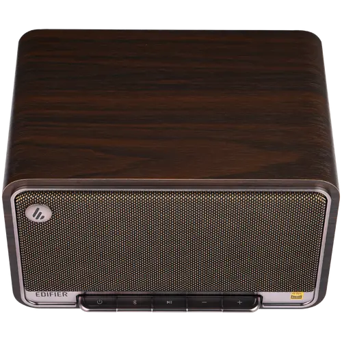 Edifier D32 2.1 Speaker, BT V5.3, Wi-Fi, AUX, USB-C, 1x 4-inch Midrange Driver, 2x 1-inch Tweeters, 60W (RMS), Black Walnut - image 4