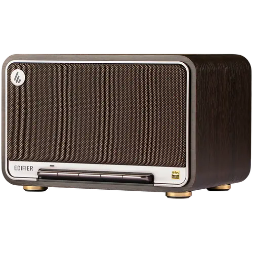 Edifier D32 Boxă 2.1, BT V5.3, Wi-Fi, AUX, USB-C, 1x driver de medii de 4 inci, 2x tweetere de 1 inch, 60W (RMS), Nuc negru - 1